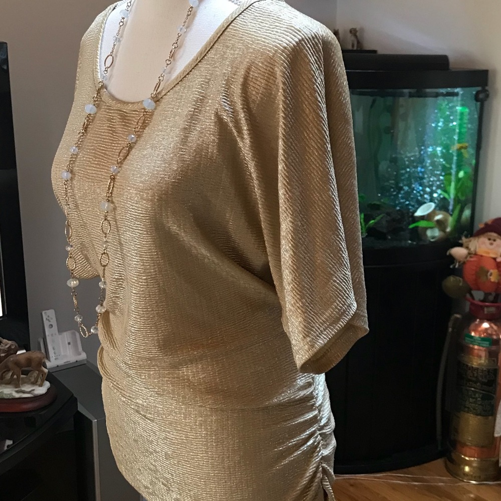 Cato gold Dolman top